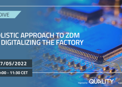 Holistic approach to ZDM by digitalizing the factory