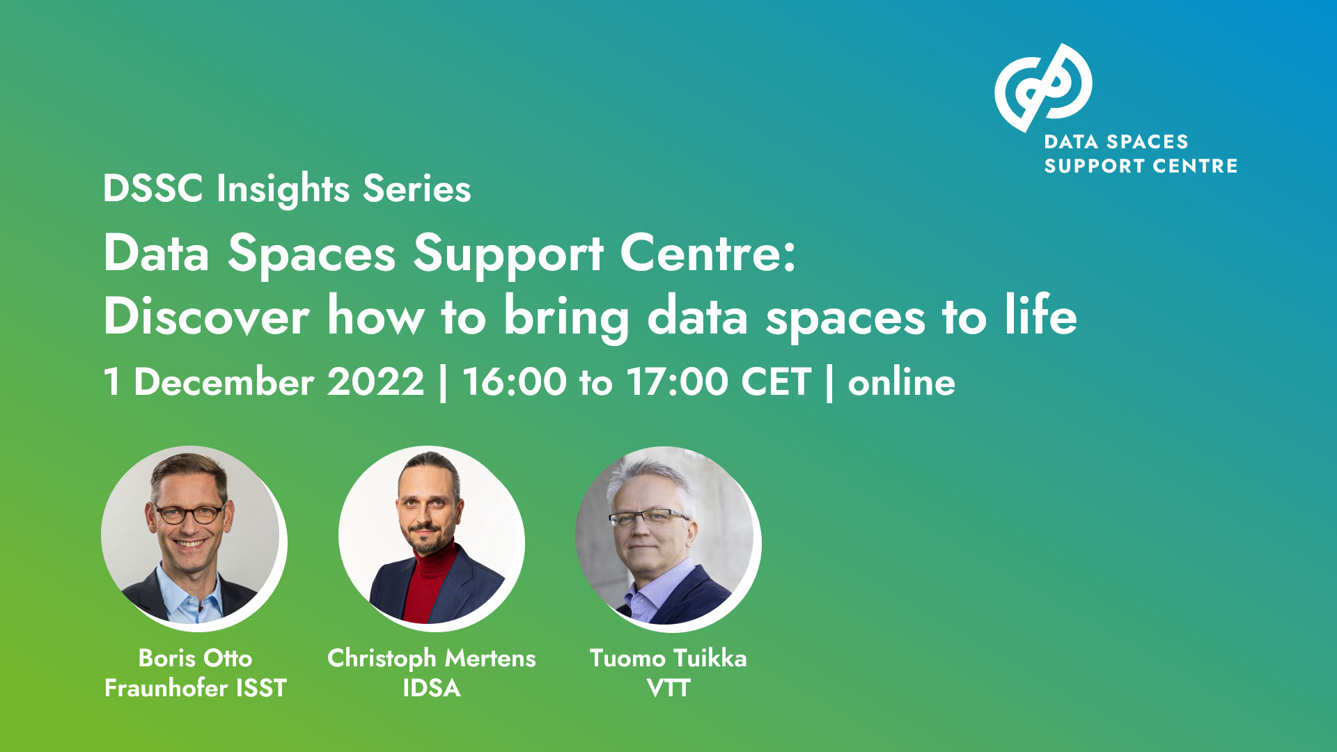 DSSC Insights #1 | Data Spaces Support Centre: Discover how to bring data spaces to life