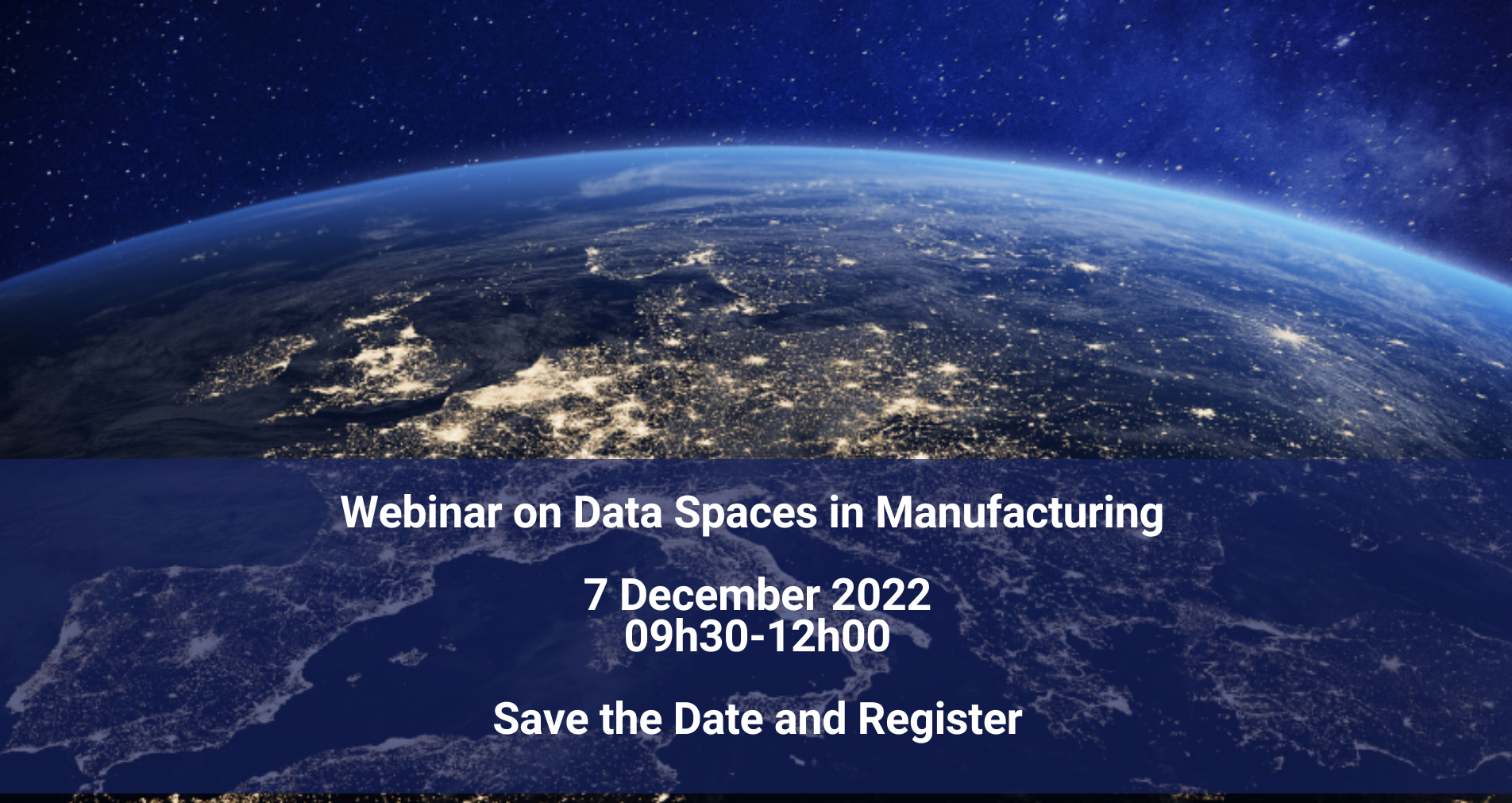 Webinar on Data Spaces in Manufacturing