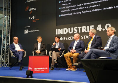 International panel at the Hannover Messe
