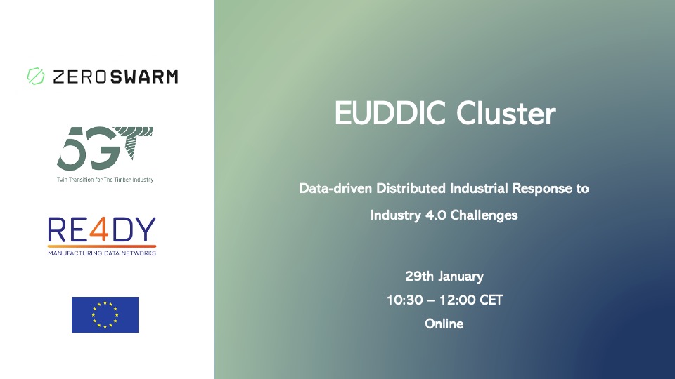 EUDDIC Cluster: Data-driven Distributed Industrial Response to Industry 4.0 Challenges